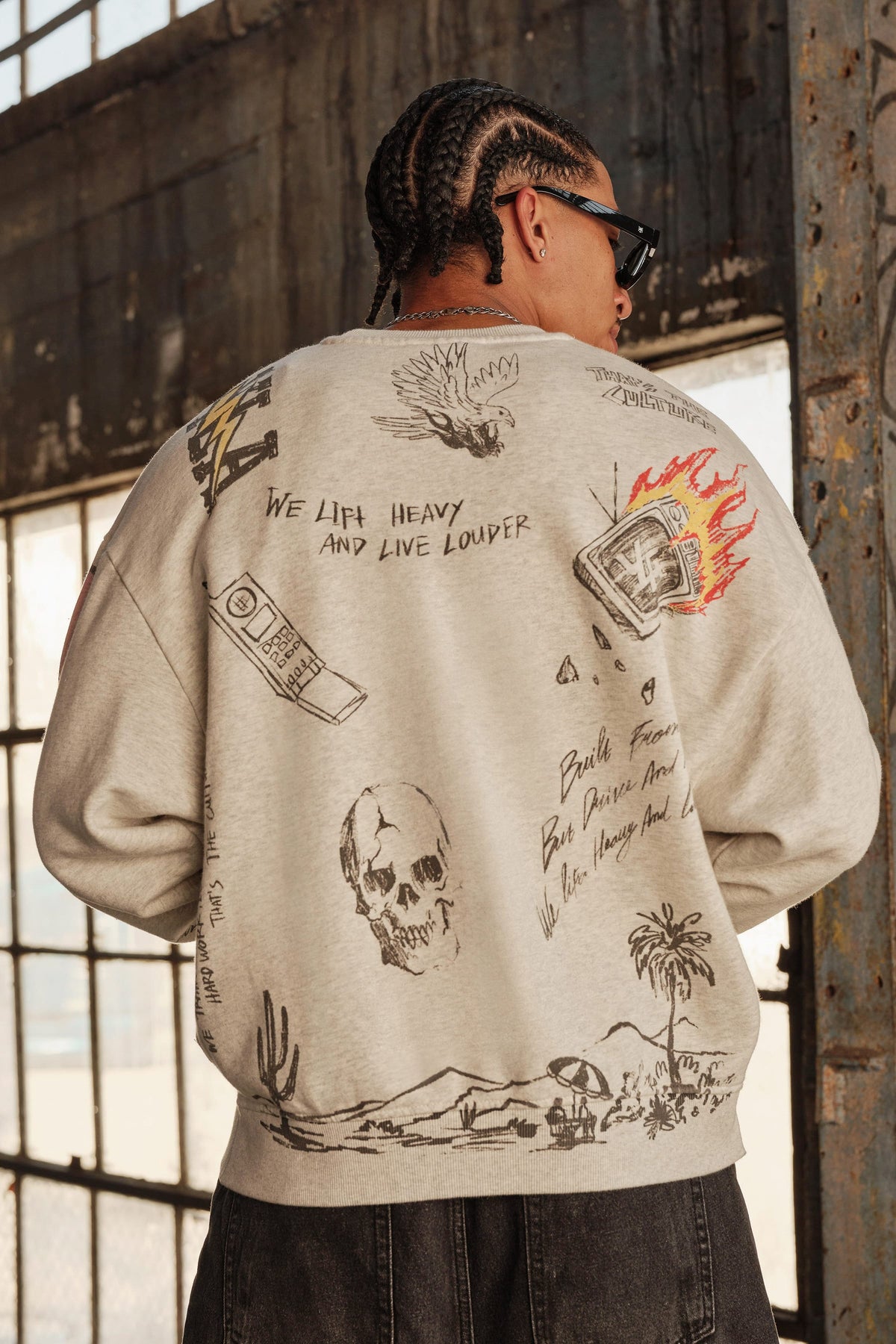 5178 - LA Sketch Crewnecks