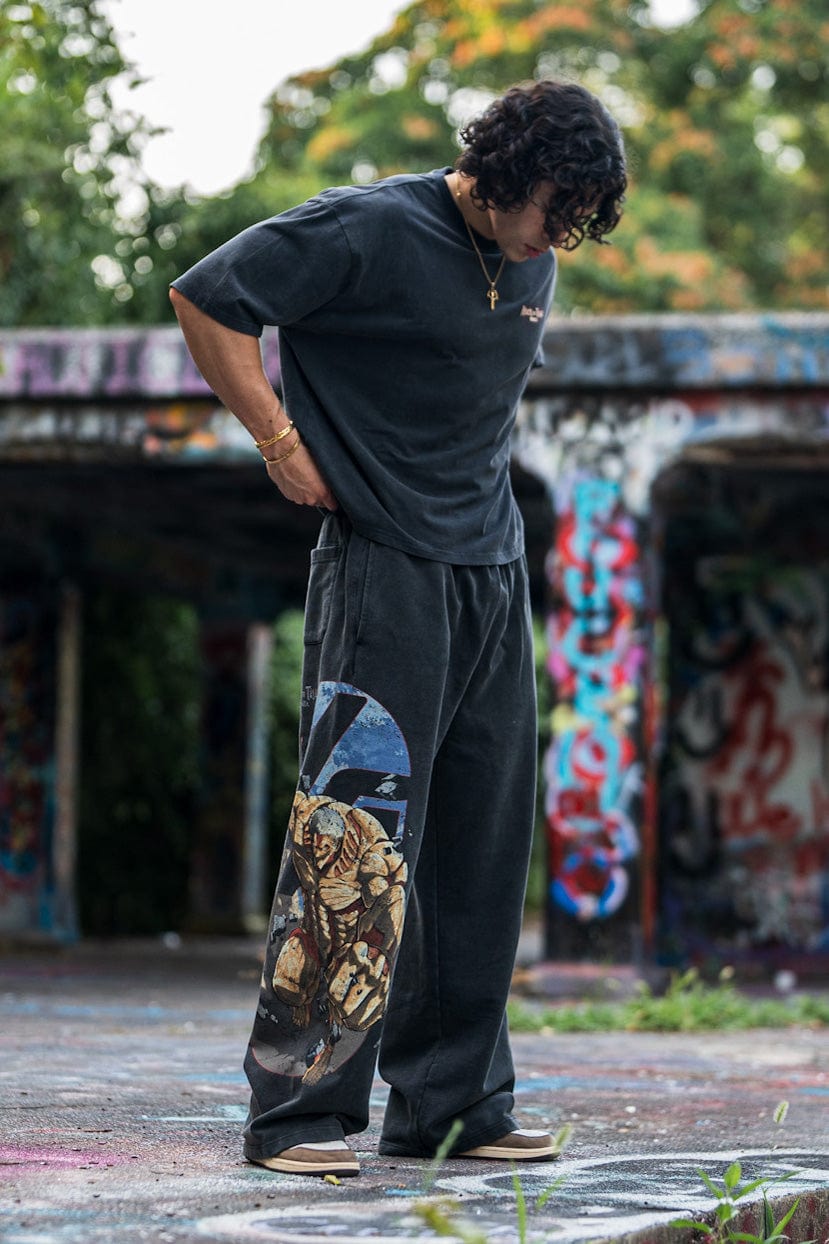 2128 - AOT©  x YLA Baggy Joggers